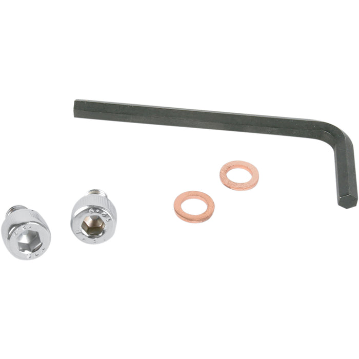 GARDNER-WESTCOTT 2401-0291 C-74-45 Fork Drain Plugs Drain Plug - Fork - Allen Head - Chrome