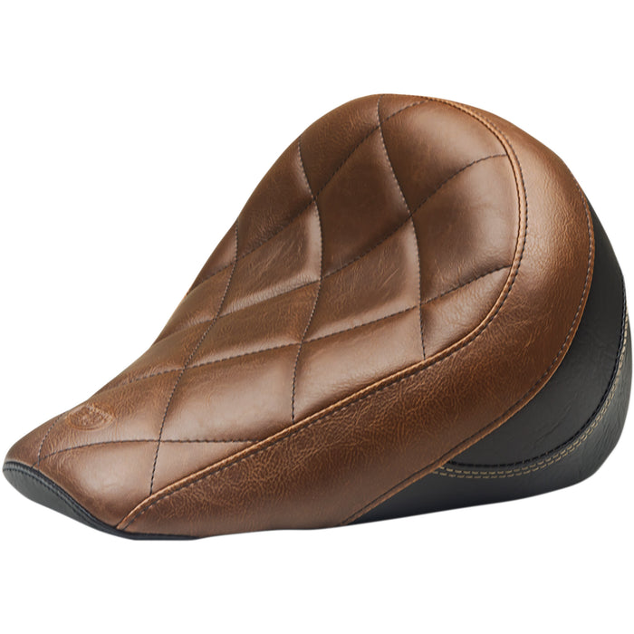 MUSTANG 0810-2128 76843 Solo Touring Seat Solo Seat - Brown - Scout '18-'24