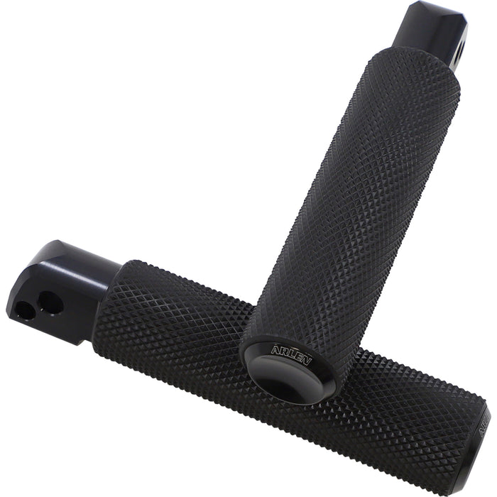 ARLEN NESS 1620-1970 07-943 M-Eight Fusion Footpegs - Passenger Knurled Footpegs - Black - FL/FX '18-'23