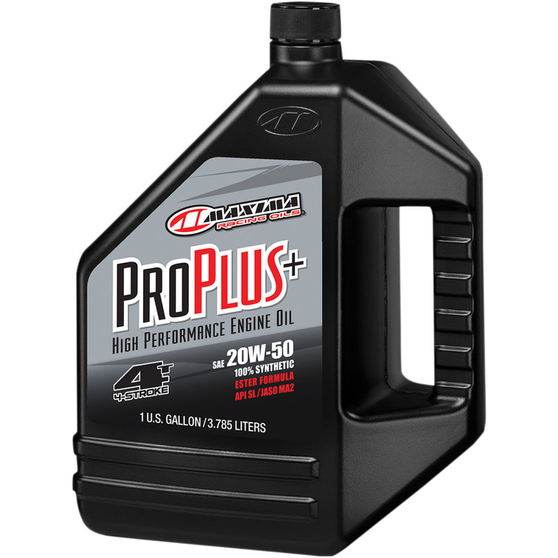 MAXIMA RACING OIL 3601-0272 30-039128 Pro Plus+ Synthetic 4T Engine Oil Pro Plus+ 4T Oil - 20W-50 - 1 U.S. gal.