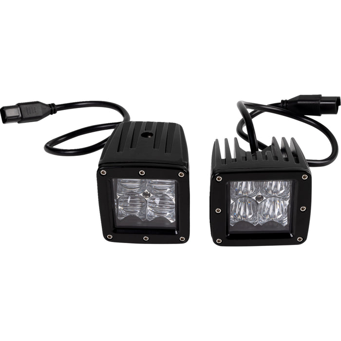 MOOSE OFFROAD 2001-2684 MSE-LPKITG Green Series LED Lights Light Bar - LED - Green - Square - 3" - Pair