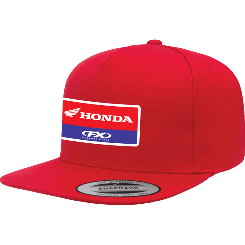 FACTORY EFFEX 2501-4368 28-86302 Honda Victory Snapback Hat red