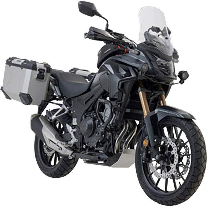 SW-MOTECH 3580-0400 KFT.01.400.70001/S TRAX ADV Aluminum Case System silver - honda cb/cbr/nx 500 '13-'24