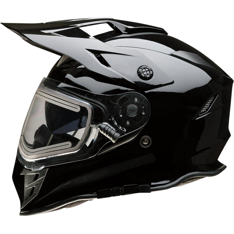 Z1R Range 2.0 Snow Electric Dual Pane Helmet - Black
