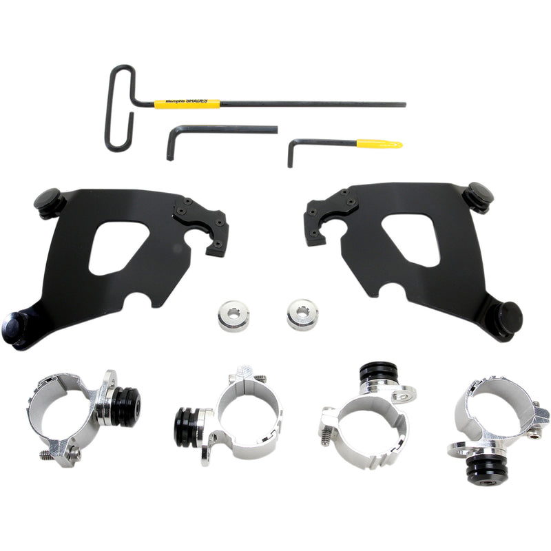 Memphis Shades Trigger Lock Mounting Kit - MEB2007 For Harley Sportster 1200 Custom XL1200C 2011-2019