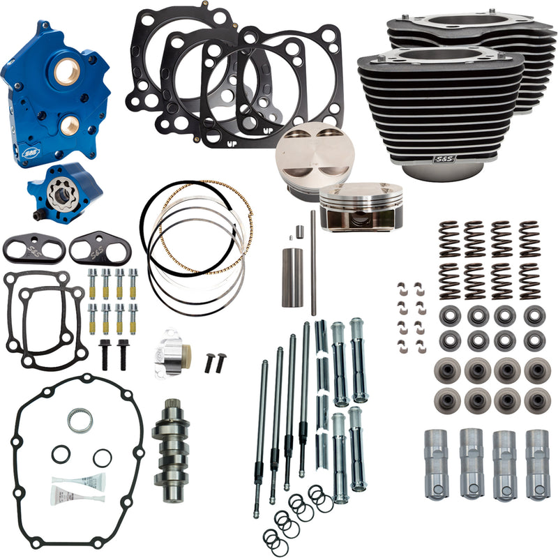 S&S Cycle Power Package Performance Kit - 310-1052C For Harley Motorcycles 2017-2026