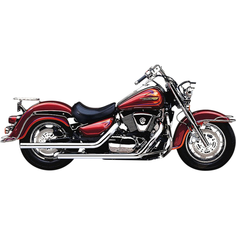 Cobra Dragster 2-Into-2 Exhaust System - 3616T Suzuki Intruder 1998-2004