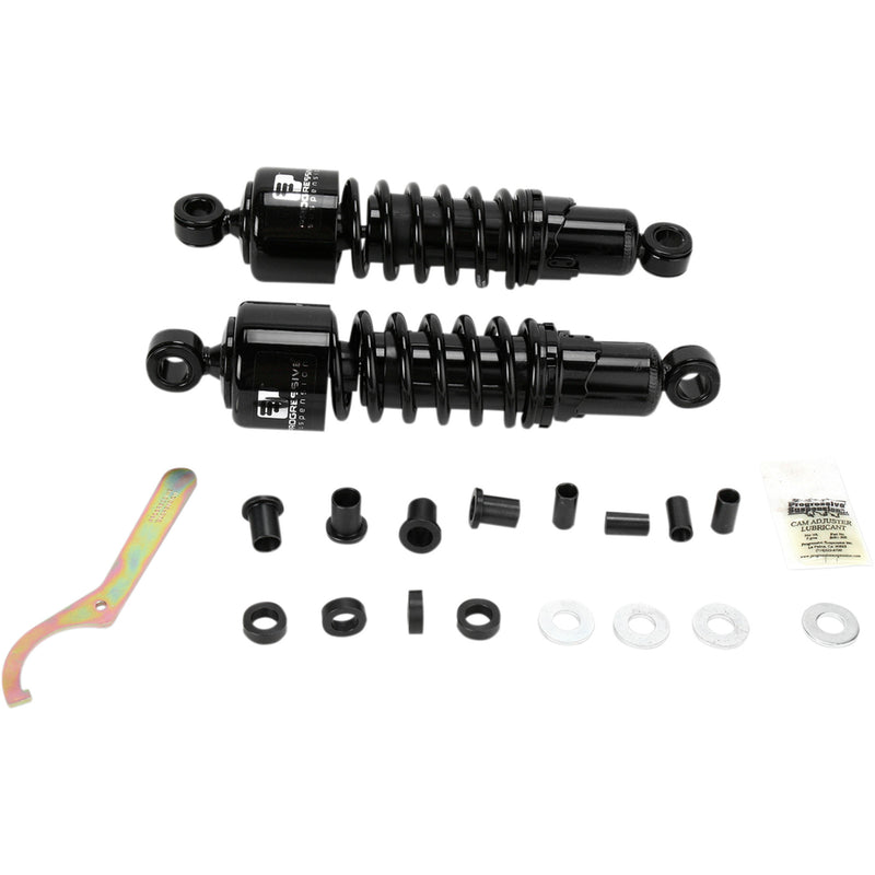 Progressive Suspension 412 Series Without Covers Shock Absorber - 412-4005B For Harley 1977-2003