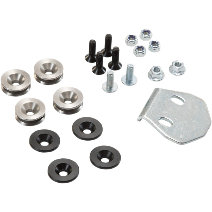SW-MOTECH 1510-0512 GPT.00.152.35100/B Adapter Kit for ADVENTURE-RACK black/silver - trax adventure/ion/evo