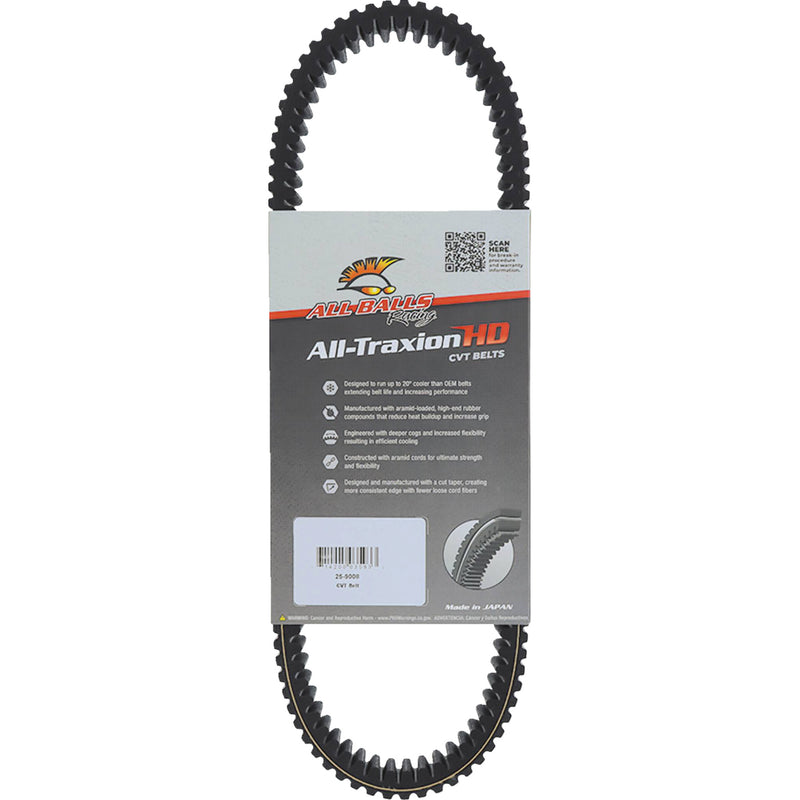 All Balls All-Traxion Belt - 25-9008 Polaris UTVs 2011-2025