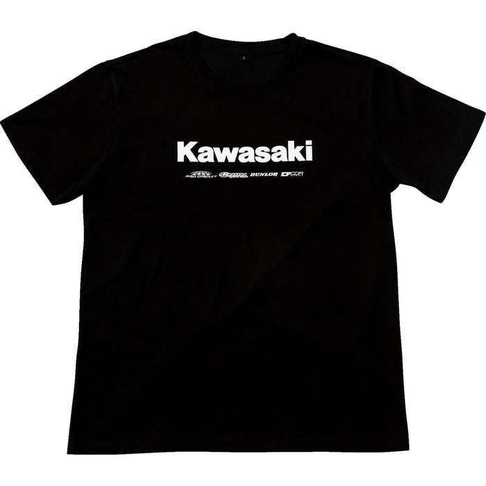 D'COR VISUALS Kawasaki Racing T-Shirt Black