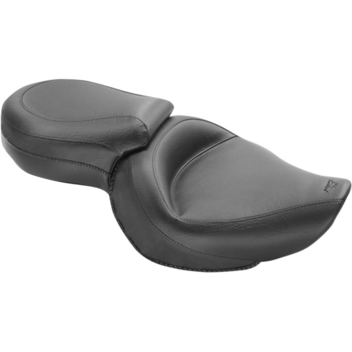 MUSTANG 0804-0289 76143 Vintage Style Seat - Wide - Smooth - Black - XLC