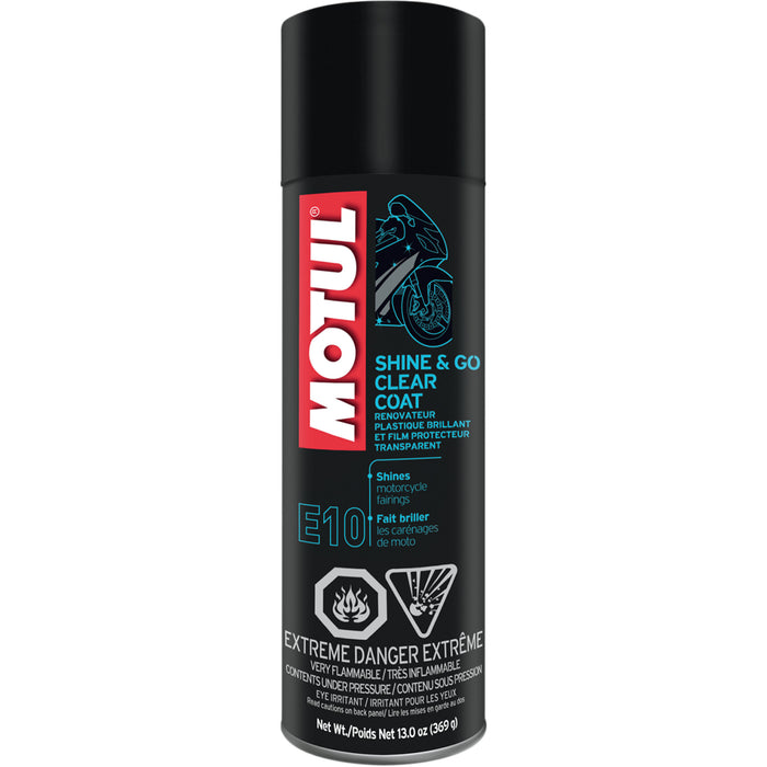 MOTUL 3713-0061 108093 E10 Shine & Go Spray Shine & Go - 13 oz. net wt. - Aerosol