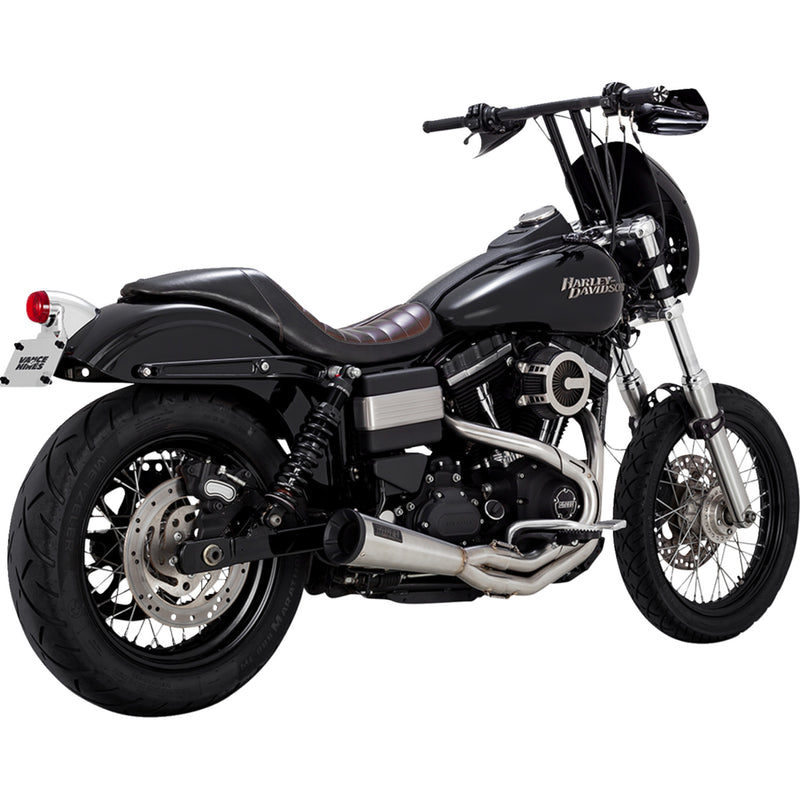 Vance & Hines Upsweep 2-Into-1 Exhaust System - 27325 For Harley Dyna 2010-2017