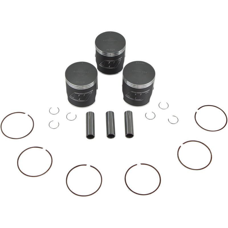 WISECO 0903-0421 K101 Piston Kit Forged Series for 2-Stroke Piston Kit - 60.50 mm - Kawasaki H1 Mach III/KH500