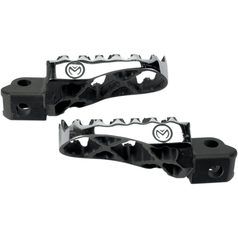 Moose Offroad Hybrid Footpegs - STRMZ-8 Suzuki RMZ 450 2008-2009
