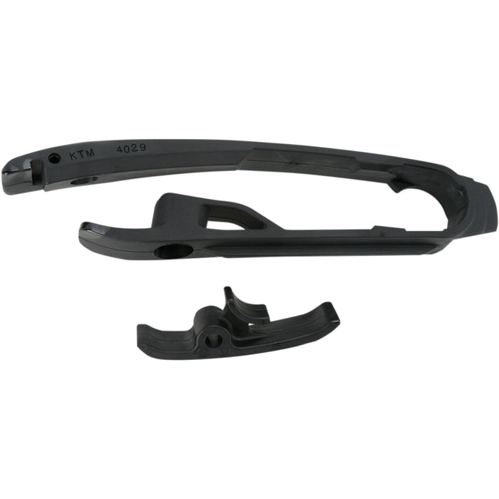 UFO 1231-0410 KT04029-001 Chain Slider ktm 125-525 sx/sxf sx 250 - black