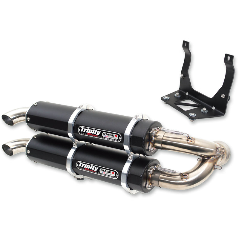 Trinity Racing Stage 5 Muffler - TR-4160S-BK Can-Am Maverick 2017-2023