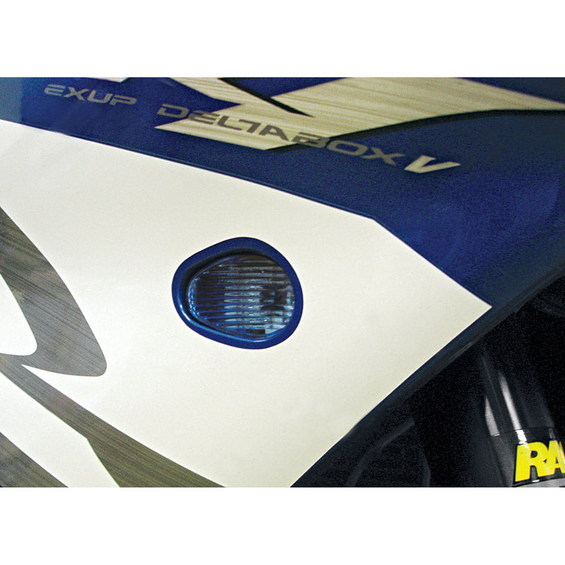 HOT BODIES 2040-0383 Y04R1-SIG-BLU Flush-Mount Front Turn Signals Turn Signals - Blue