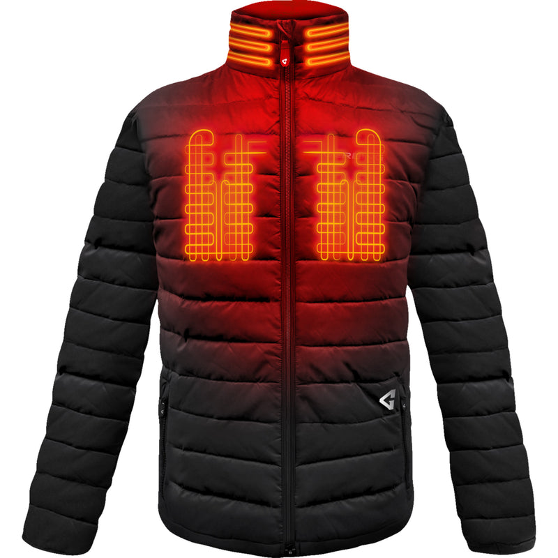 GERBING HEATED CLOTHING 7V Khione Insulated Jacket 2.0 Puffer - Black