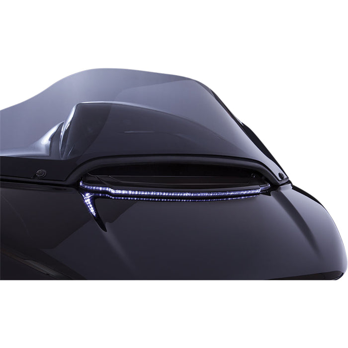 CIRO 2040-2214 40021 LED Lighted Fairing Vent Trim - Black