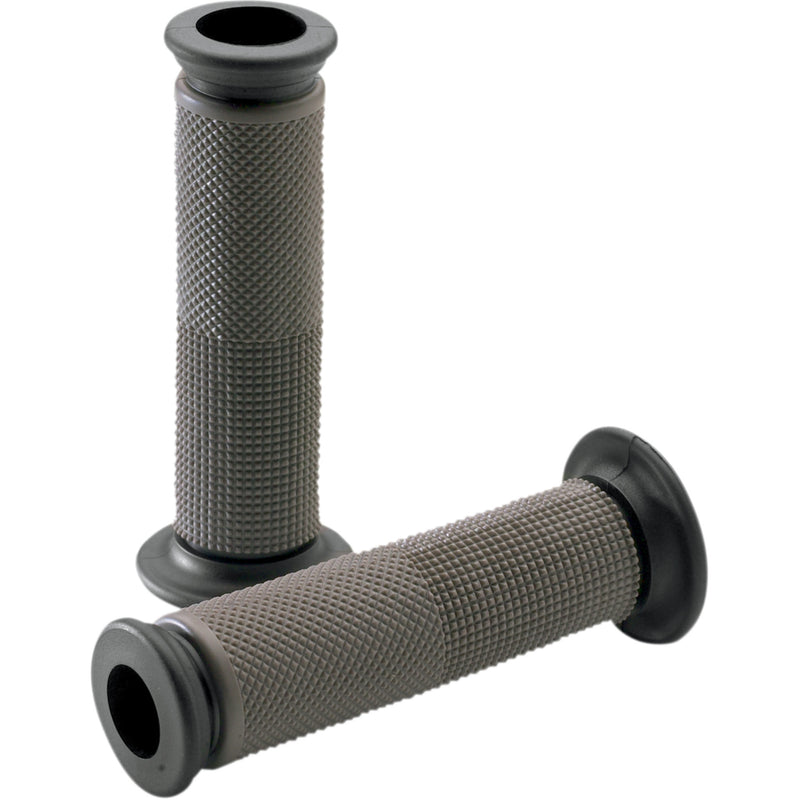 DRIVEN RACING 0630-0710 D091GYO Superbike Grips Grips - Superbike - Open - Gray