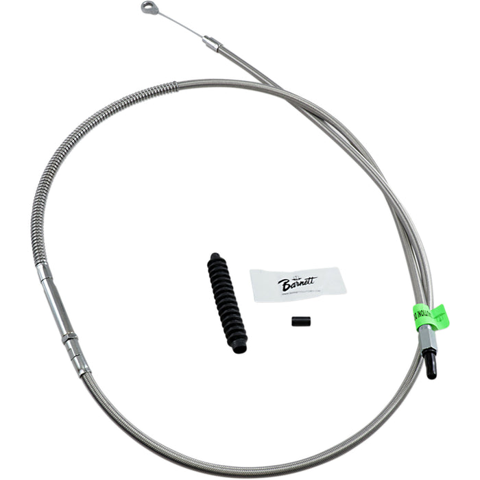 BARNETT 0652-1243 102-30-10036-06 High-Efficiency Stainless Steel Clutch Cable for Harley-Davidson - +6"