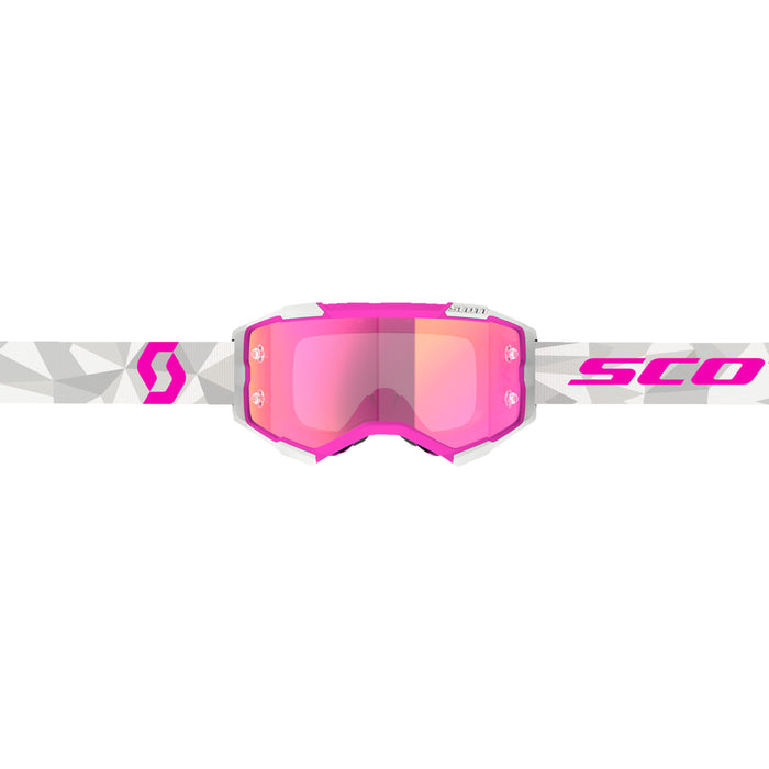 SCOTT 2601-3591 414227-1087340 Fury JP61 Goggles Fury Goggles - JP 61 - White/Pink - Pink Chrome