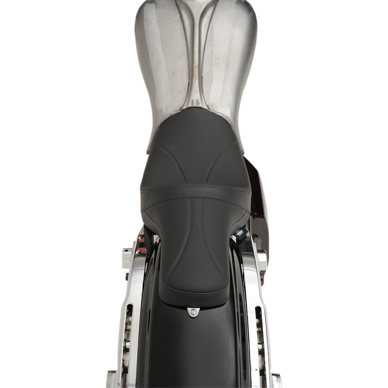 Drag Specialties Predator Seat Mild Stitched Yaffe Gas Tank Fl - 0801-1073 For Harley Touring 2008-2023