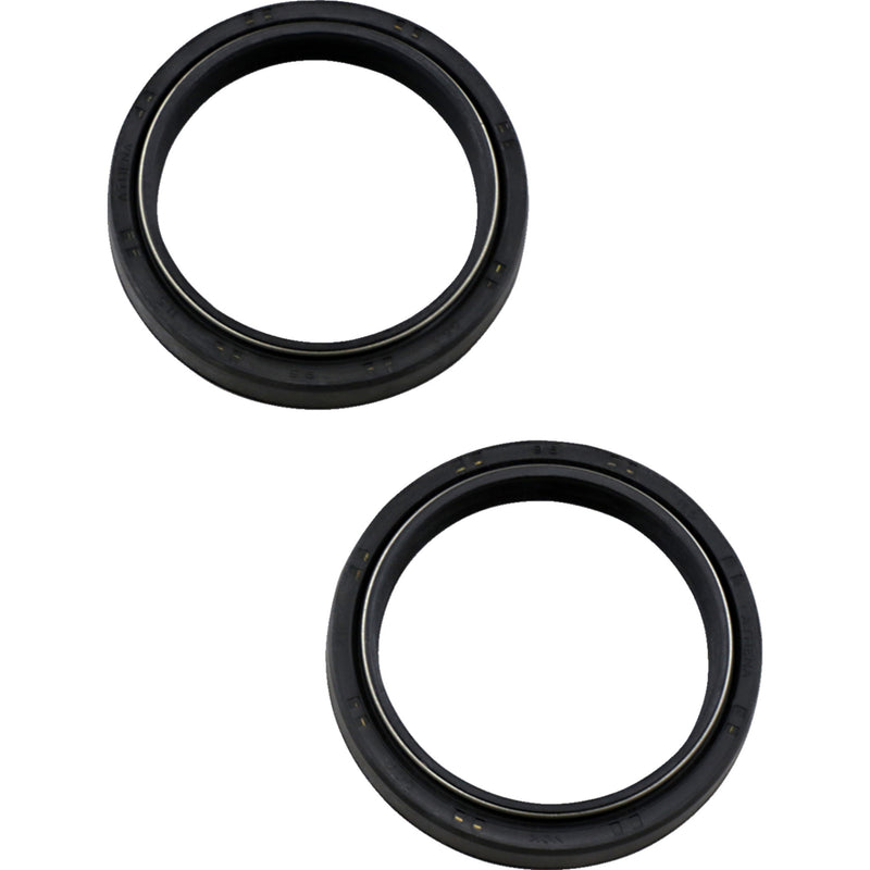 Parts Unlimited Front Fork Seals 46 Mm ID X 58 Mm OD X 9.5/11 Mm T For Yamaha Dirt Bikes 1996-2004 | Honda CR250R / CR500R / CR125R 1996-2007