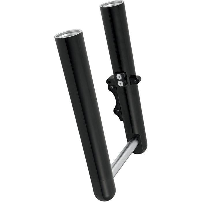 ARLEN NESS 0403-0053 06-555 Hot Legs Fork Leg — Smooth - Black Anodized - Hot Legs - Custom Single Disc - Smooth - '00-'06 FLST