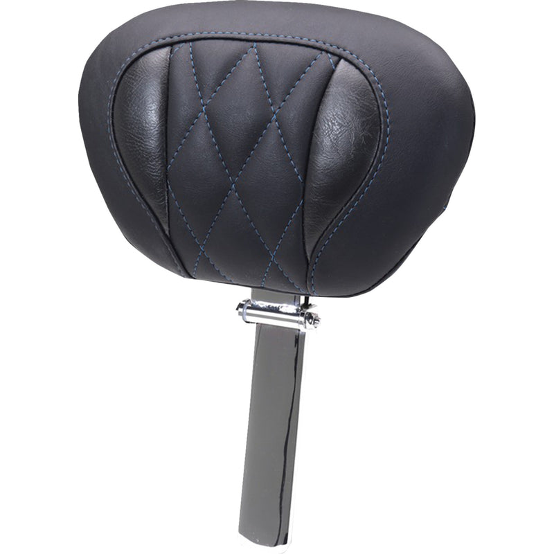 Mustang Deluxe Driver Backrest - 89460SB For Harley Touring 2023-2026