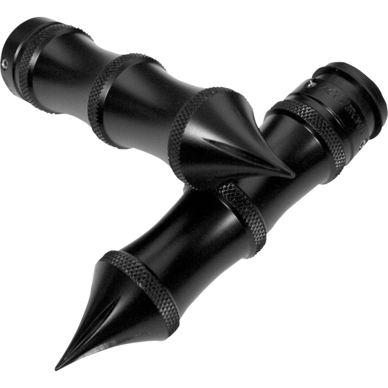 Accutronix Custom Grips — Tribal TBW Black - GR101-LB For Harley Motorcycles 2008-2024