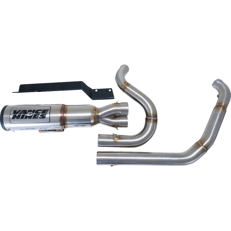 Vance & Hines Hi-Output 2-Into-1 Exhaust System - 27321-22 For Harley Touring 2017-2022