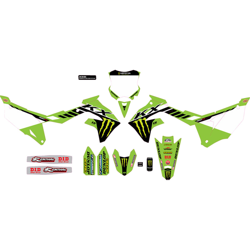 D'cor Visuals Graphic Kit - 20-20-804 Kawasaki KX 450 2019-2023