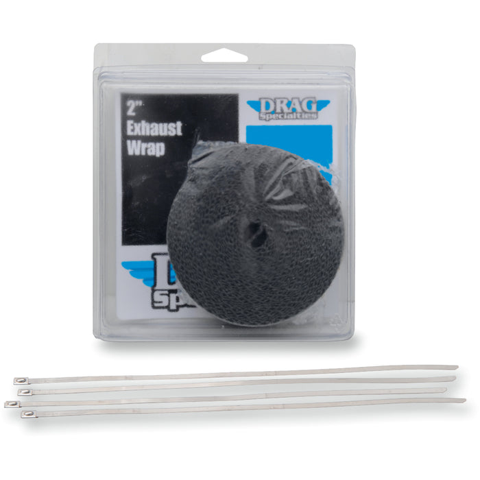 DRAG SPECIALTIES Exhaust Heat Wrap Kit with Ties - x 25'