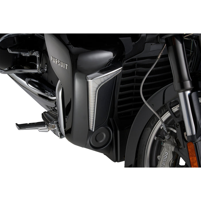 CIRO 2040-3227 46800 Fang® Lower Fairing Lights Lights - Lower Fairing - Chrome - Indian