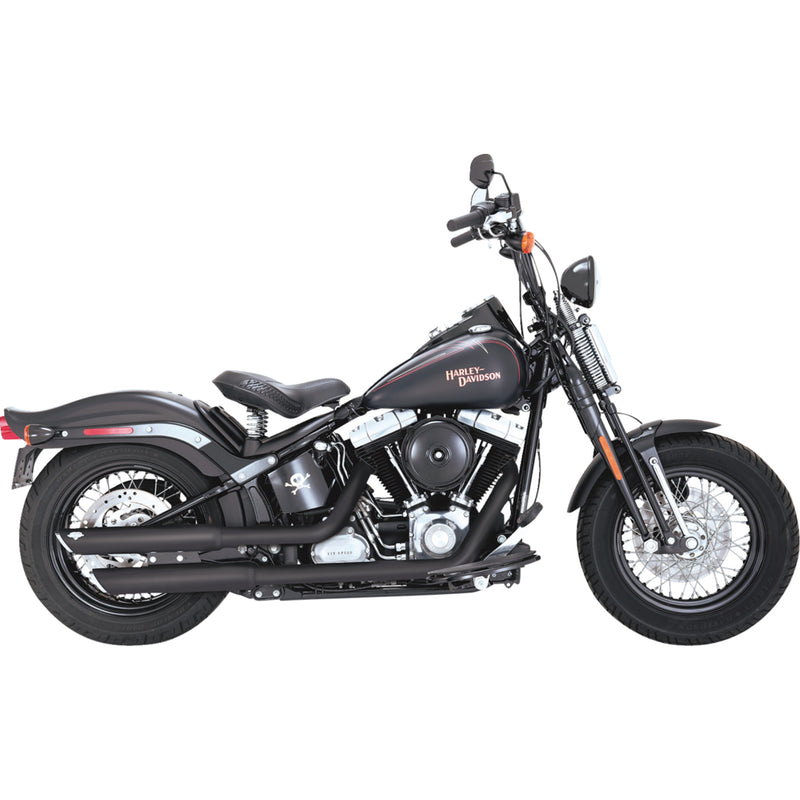 Vance & Hines Twin Slash Muffler - 46341 For Harley Softail 2010-2017