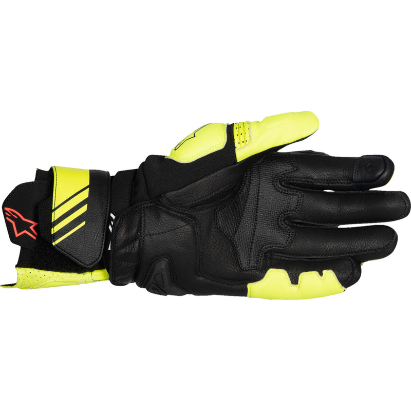 ALPINESTARS GP Plus R V3 Leather Gloves Fluo - Yellow/Black
