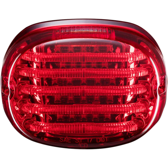 CUSTOM DYNAMICS 2010-1366 PB-TL-SBW-R ProBEAM® Squareback LED Taillight Kit - with License Plate Illumination Window - Red