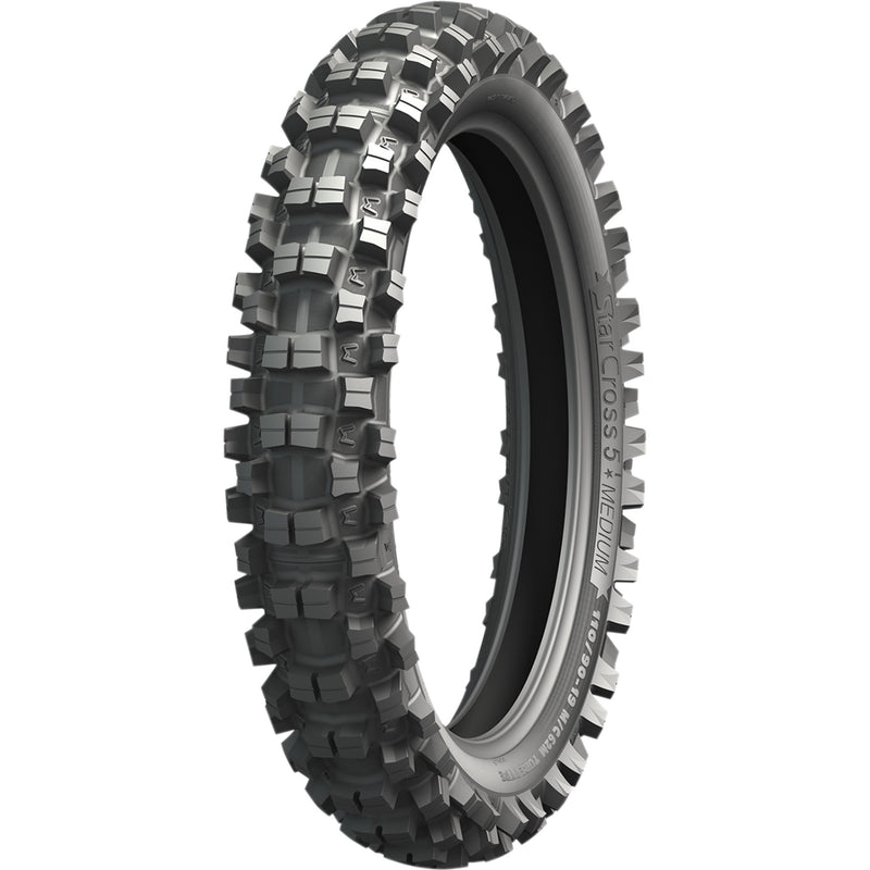 MICHELIN 0313-0738 39134 StarCross 5 Medium Tire Tire - StarCross 5 Medium - Rear - 90/100-14 - 49M