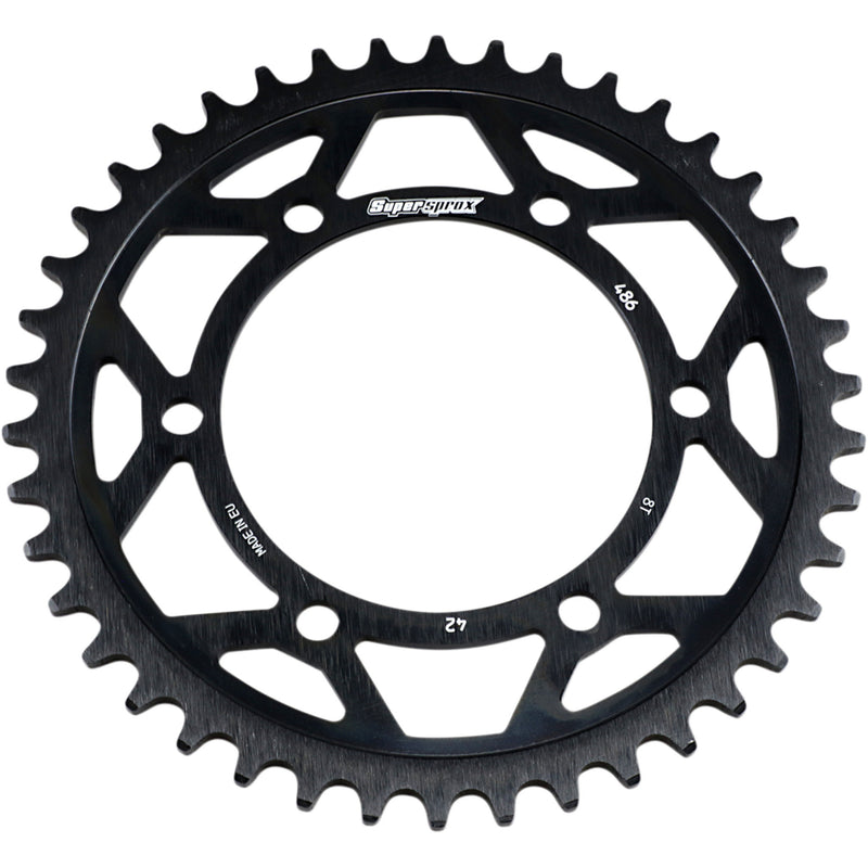 Supersprox Edge Sprocket - RFA-486-42-BLK For Yamaha Motorcycles 1998-2022 | Honda ATVs 1990-1997