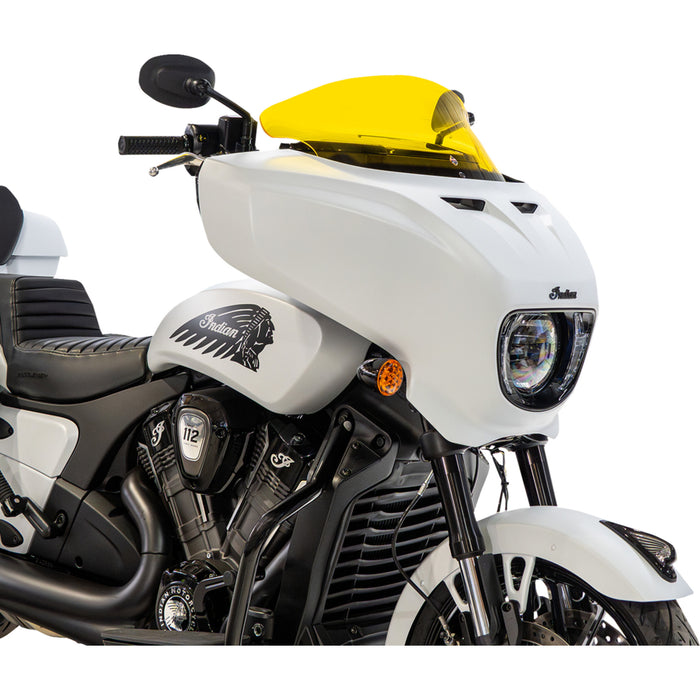 KLOCK WERKS 2312-1520 KWW-04-0653 Kolor Flare® Windshield Windshield - 9" - Yellow - Chieftain PowerPlus/Roadmaster PowerPlus