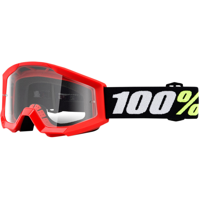 100% 2601-2468 50033-00002 Strata Mini Goggles red - clear lens