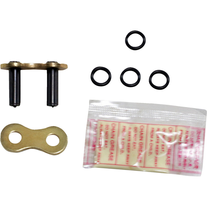 DID 1225-0875 FJ428VXG 428 VX Connecting Link 428 VX - Connecting Link - Clip - Gold and Black