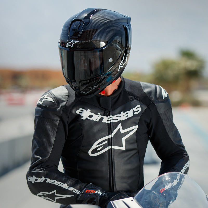ALPINESTARS Supertech R10 Helmet Solid - Carbon Black