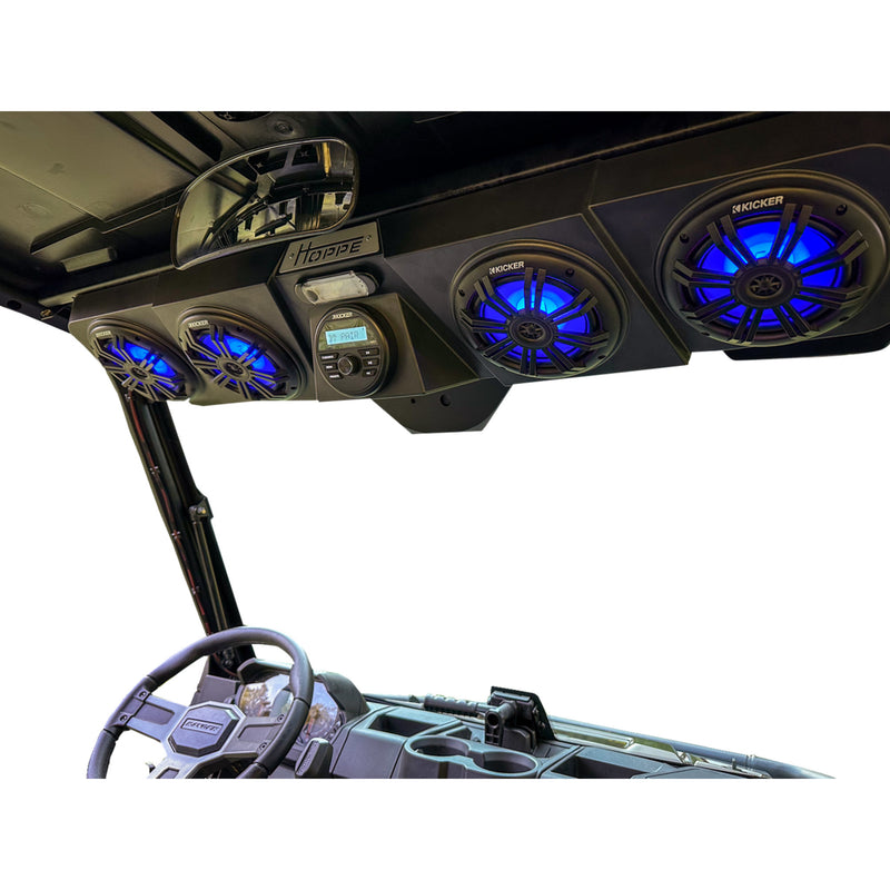 Hoppe Industries Speaker And Amplifier Kit - HPEL-1001 Polaris Ranger 2017-2025