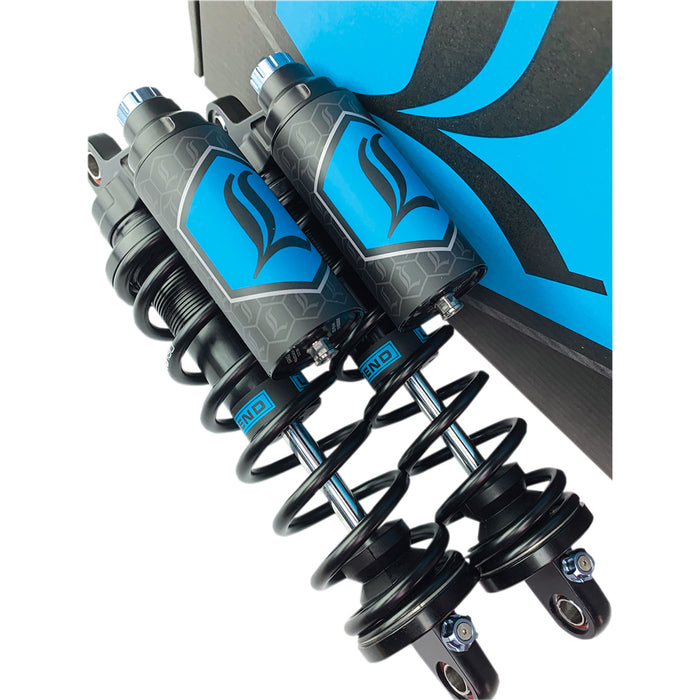 LEGEND SUSPENSION 1310-1898 Legend REVO ARC Piggyback Coil Suspension for FXR Models - REVO ARC Piggyback Shocks - Standard - Black - 13" - '84-'00 FXR
