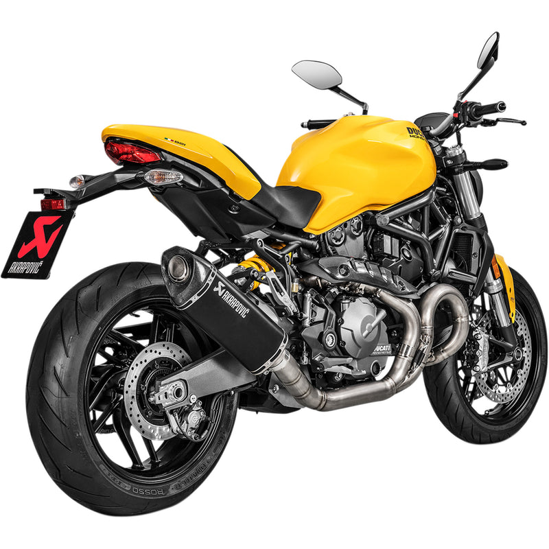 Akrapovic Slip-On Line Muffler - S-D12SO8-RTBL Ducati Monster 2017-2020