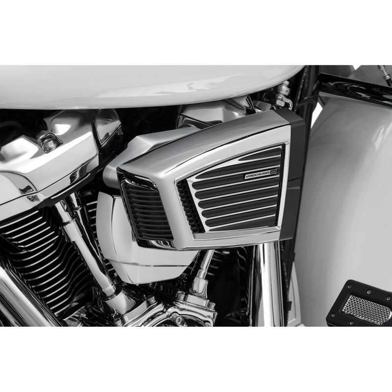 KURYAKYN 1014-0277 9369 Classic Faceplate for Hypercharger ES™ Classic Faceplate - Hypercharger ES™ - Black/Chrome